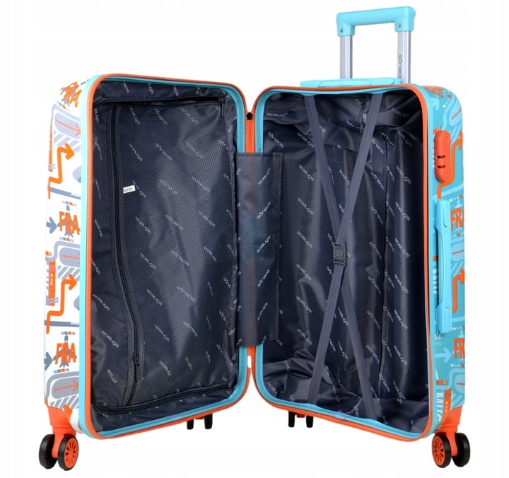 Średnia walizka na kółkach SUNBAG Fly360 Dual Color