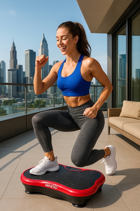 PLATFORMA WIBRACYJNA MASAŻER TRENING CAŁEGO CIAŁA WYSZCZUPLAJĄCA WIBRUJĄCA