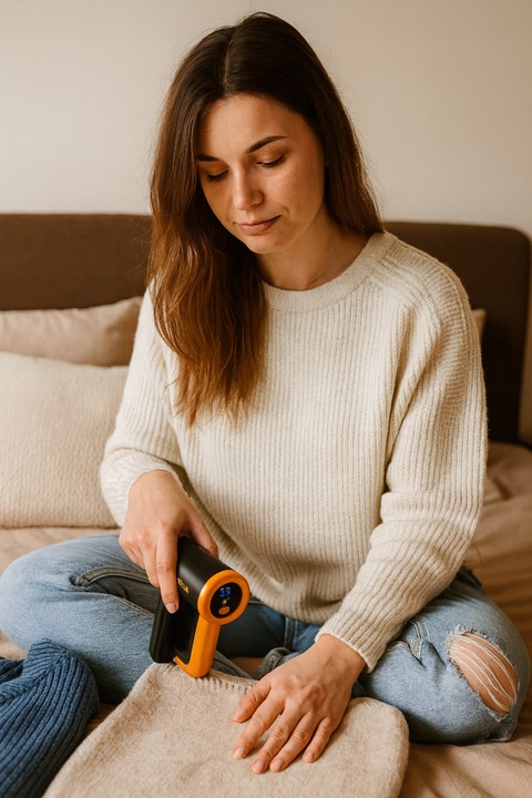 GOLARKA DO UBRAŃ TAPICERKI SWETRÓW KANAPY MOCNA DUŻA MASZYNKA RIWALL