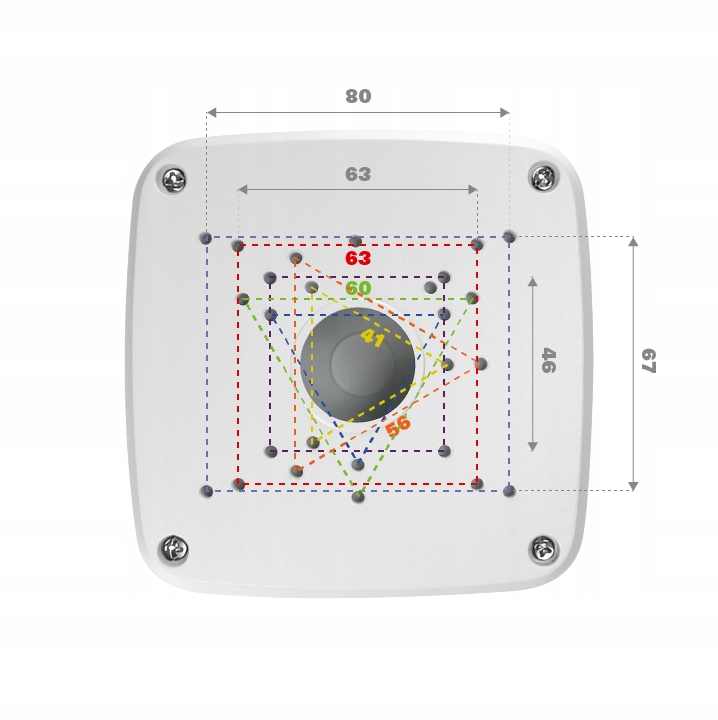 Uchwyt montażowy do kamer CCTV