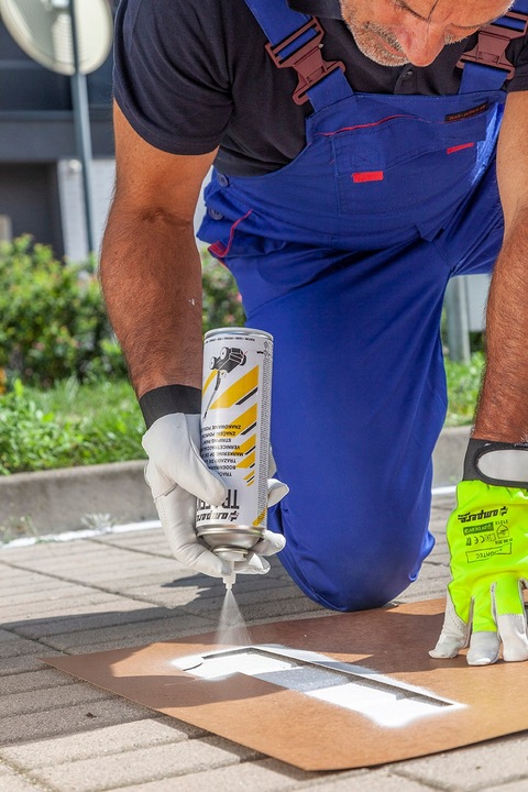 Farba drogowa AMPERE TRAFFIC biała do linii, pasów, ciągów komunikacyjnych