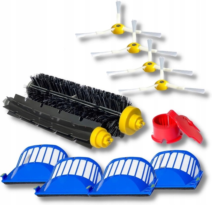 ZESTAW FILTRY AeroVac SZCZOTKI DO iRobot ROOMBA 620 650 671 676 680