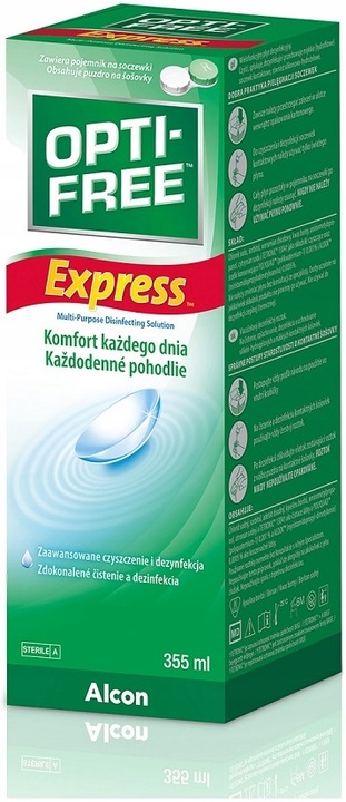 Płyn do soczewek Alcon Opti Free Express 251 ml - 365 ml