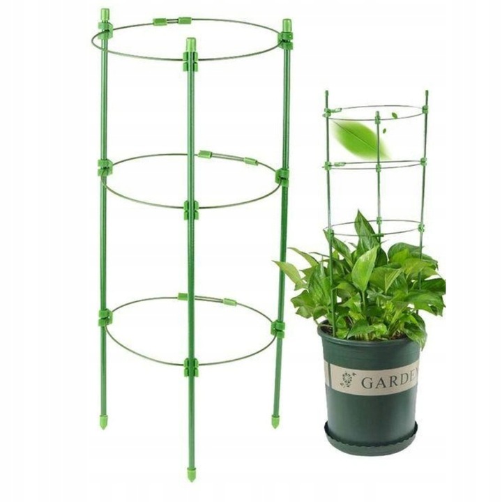 4x PODPORA PIERŚCIENIOWA ROŚLIN KWIATÓW PODPÓRKA