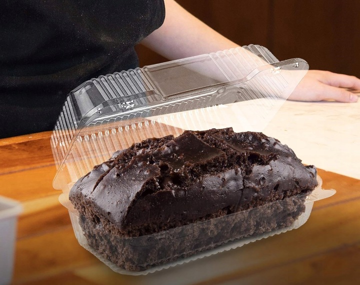 50x Pudełka cukiernicze 1,75 L pojemniki plastikowe na Ciasto Tort Sałatki