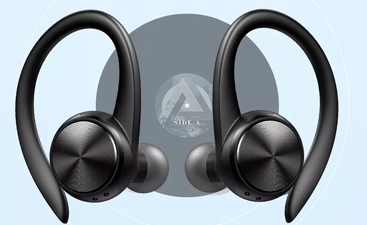 SPORTOWE SŁUCHAWKI BEZPRZEWODOWE BLUETOOTH DOUSZNE POWERBANK TWS LEMON