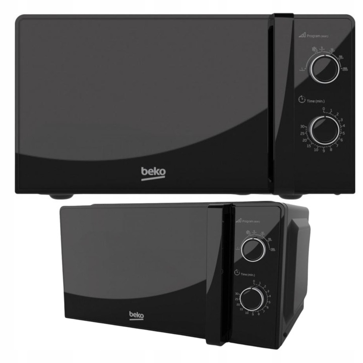 Kuchenka mikrofalowa CZARNA wolnostojąca BEKO 700W 20l MIKROFALÓWKA
