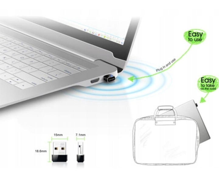 TP-LINK TL-WN725N 150Mbps KARTA MINI Wi-Fi USB