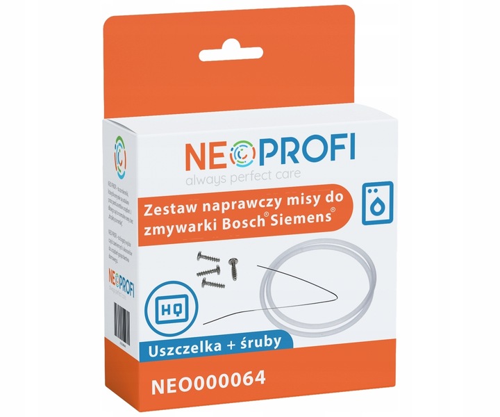 ZESTAW NAPRAWCZY ZMYWARKI USZCZELKA MISY BOSCH