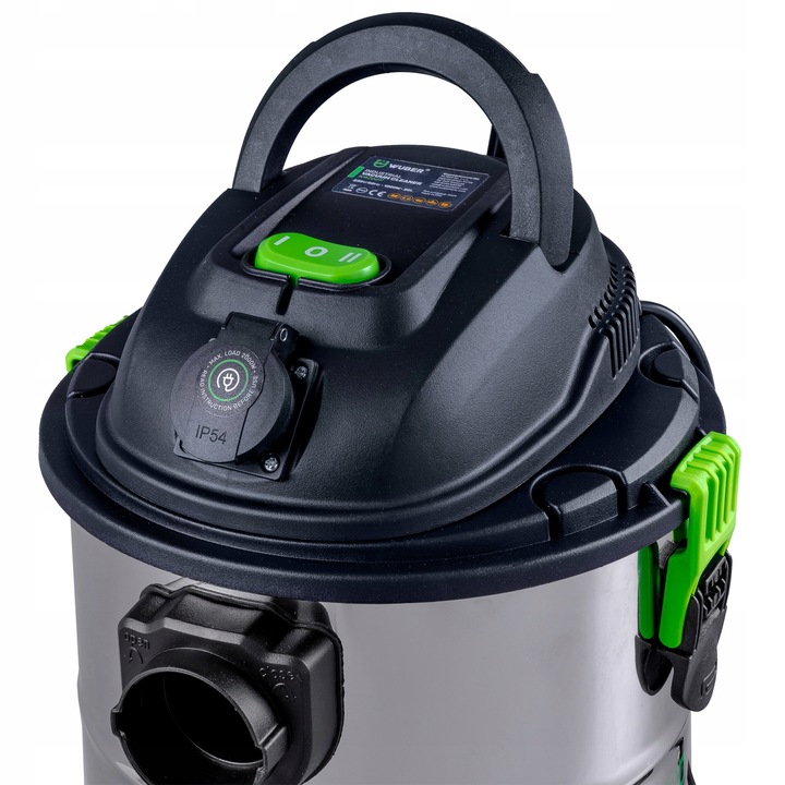 ODKURZACZ PRZEMYSŁOWY WARSZTATOWY MOKRO SUCHO HEPA POPIÓŁ GIPS MOCNY