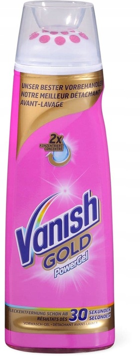 Vanish Oxi Action żel odplamiacz do tkanin ze szczoteczką Power Gel 200 ml