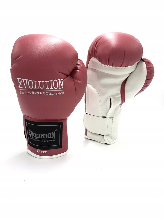 RĘKAWICE BOKSERSKIE SPARINGOWE EVOLUTION 8 OZ róż