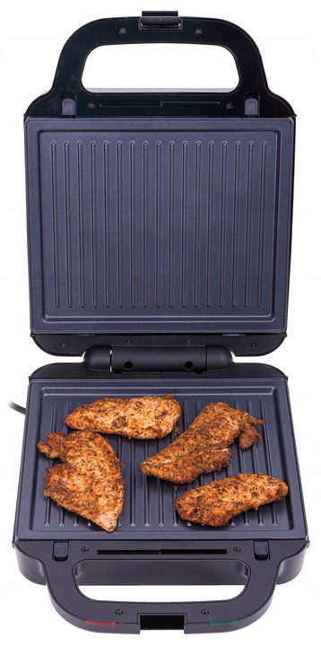 OPIEKACZ GOFROWNICA TOSTER DO KANAPEK GRILL WYMIENNE WKŁADY 3w1 MOC