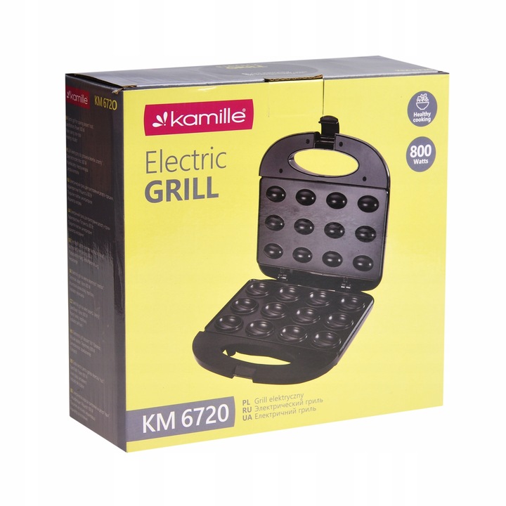 OPIEKACZ DO ORZESZKÓW SANDWICH ELEKTRYCZNY 12szt KAMILLE