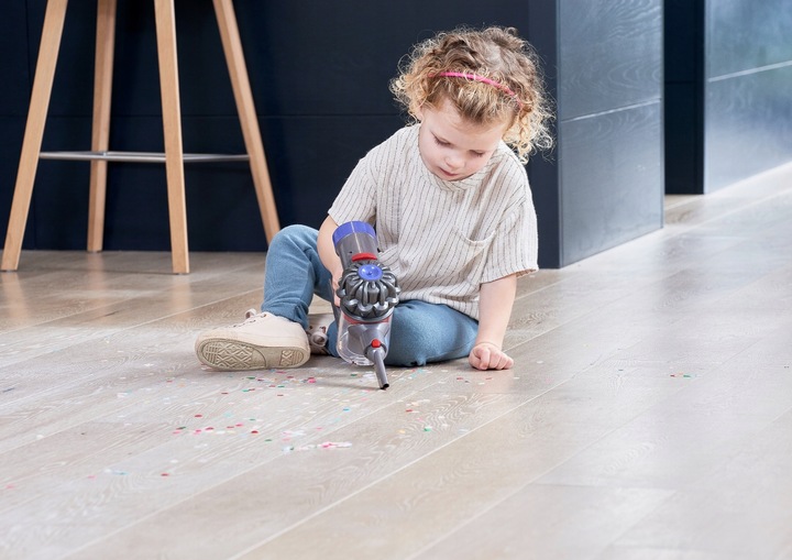 ODKURZACZ PIONOWY DYSON DLA DZIECI Z DŹWIĘKIEM CASDON+GRATIS TOSTER EKSPRES