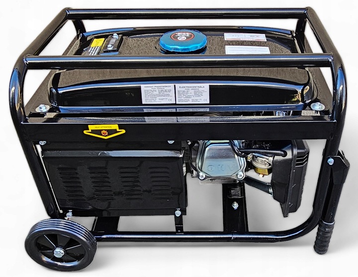 AGREGAT PRĄDOTWÓRCZY A8 5,2kW KOŁA MIEDŹ prądu AVR+ MIEDZIANY STOJAN