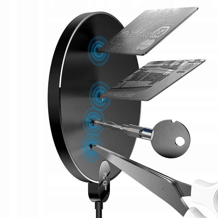 ŁADOWARKA BEZPRZEWODOWA BASEUS INDUKCYJNA QI 15W KABEL 1,5m WTYCZKA USB C