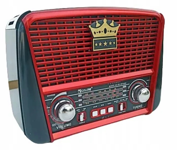 RADIO RETRO PRZAENOŚNE KUCHENNE SOLAR BLUETOOTH AKUMULATOR USB