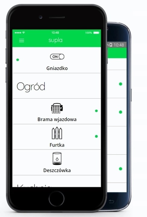 Sterownik bramy WiFi 2-kan. z anteną zew. + czujnik otwarcia, SUPLA