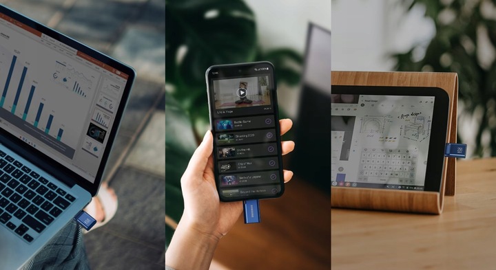 Samsung pendrive MUF-128DA 128GB niebieski