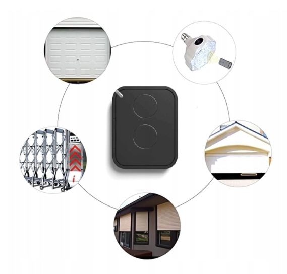 Pilot do bramy zamiennik do NICE Era Flor z baterią + UCHWYT