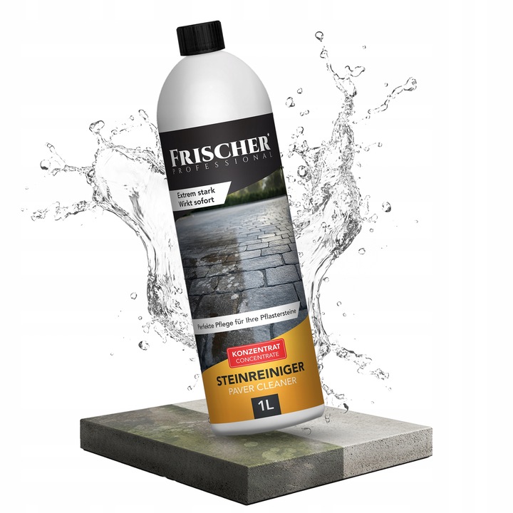 PŁYN DO MYCIA KOSTKI BRUKOWEJ PŁYT TARASOWYCH CHODNIKA KONCENTRAT 1L