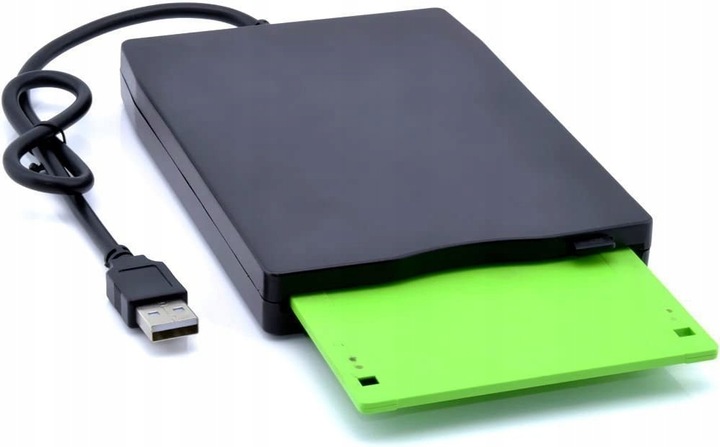 ZEWNĘTRZNA STACJA DYSKIETEK NAPĘD 3,5'' USB SLIM FLOPPY DISK 720 KB