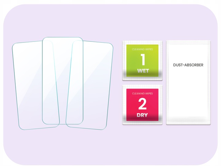 3-PAK Szkło Hartowane do Xiaomi Redmi Note 13 / 13 Pro 4G / 5G (9H, 2.5D)