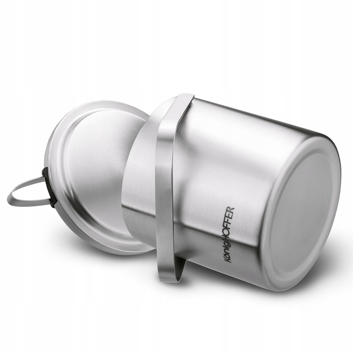 WIADERKO NA LÓD Pojemnik NA KOSTKI LODU z SZCZYPCAMI KonigHOFFER Lugo 1,3 l