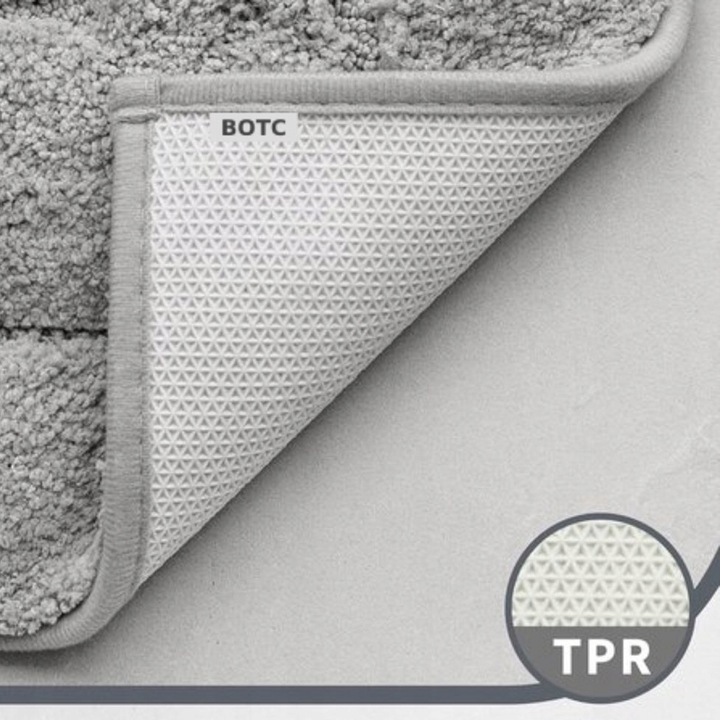 Dywanik Łazienkowy Chłonny z Mikrofibry Antypoślizgowy 80x50 cm