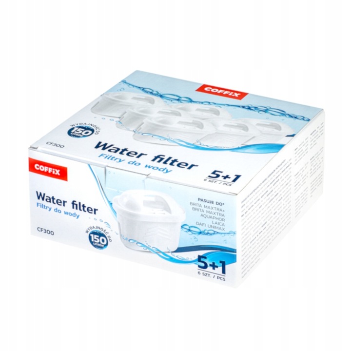 ZAMIENNIK FILTRA BRITA MAXTRA 6 SZTUK