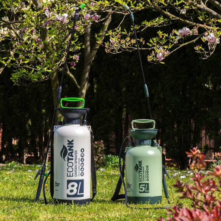 RĘCZNY OPRYSKIWACZ CIŚNIENIOWY DUŻY POJEMNOŚĆ 5L REGULACJA DYSZY LANCA