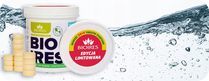 TABLETKI BIO BAKTERIE DO SZAMBA OCZYSZCZALNI USUWA SMRÓD KOŻUCH