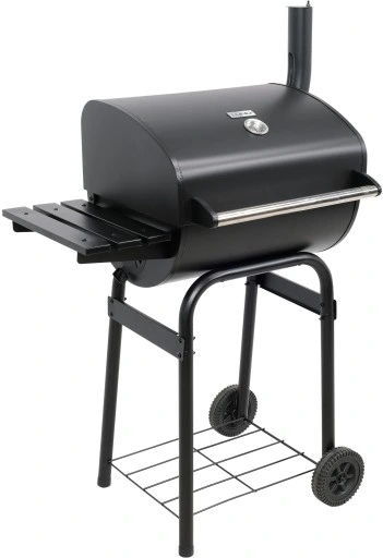 GRILL OGRODOWY WĘGLOWY DUŻY Z POKRYWĄ RUSZT 47 cm