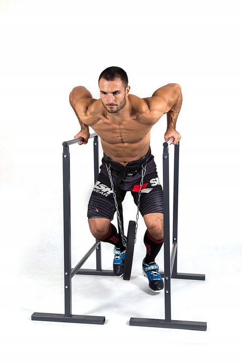 DIP BELT PAS OBCIĄŻENIOWY KULTURYSTYCZNY Z ŁAŃCUCHEM MOCNY BUSHIDO