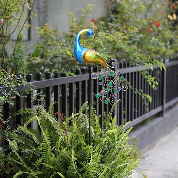 Ogrodowa lampa solarna LED PAW multikolor