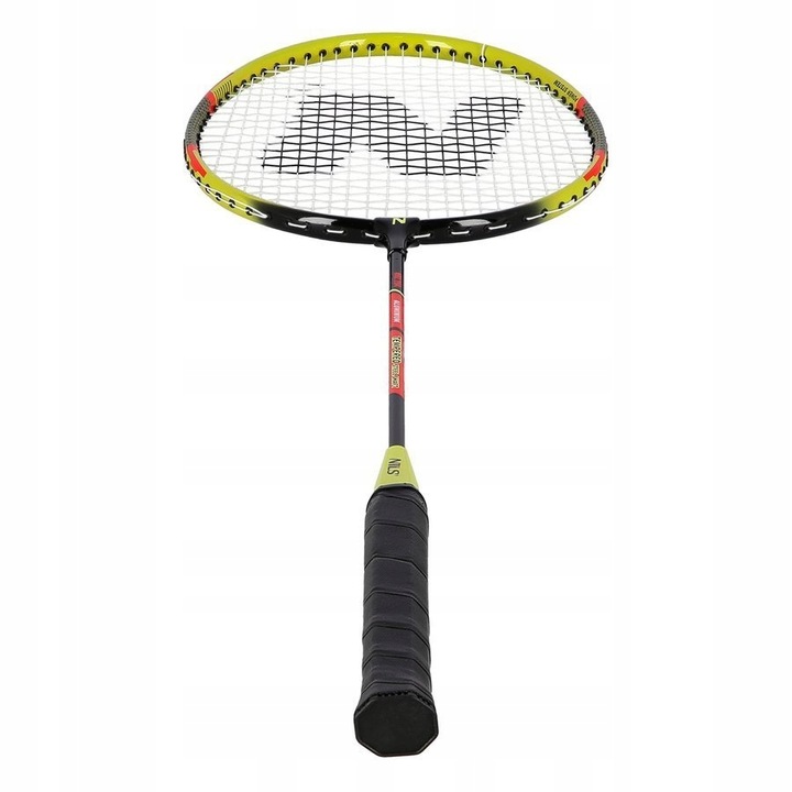 NILS Zestaw 2 Rakiety Rakietki W Pokrowcu + 6 Lotek Do Gry W Badmintona