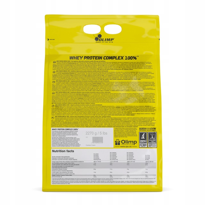 OLIMP WHEY PROTEIN COMPLEX 100% 2270g BIAŁKO WPI
