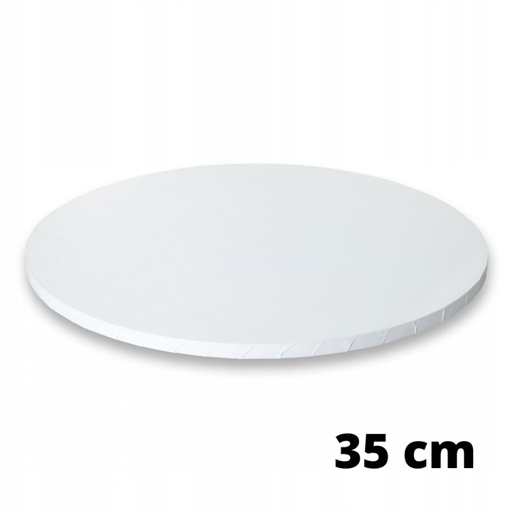 Podkład pod tort MASONIT 34 cm Biały MDF