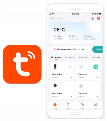 INTELIGENTNY STEROWNIK DO BRAM SMART PRZEKAŹNIK TUYA WIFI 230V 12V 24V