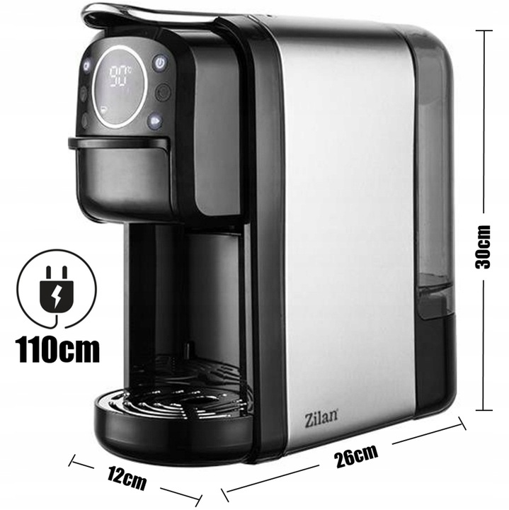 EKSPRES DO KAWY KAPSUŁKI NESPRESSO DOLCE GUSTO KAWA MIELONA 3W1 1400W