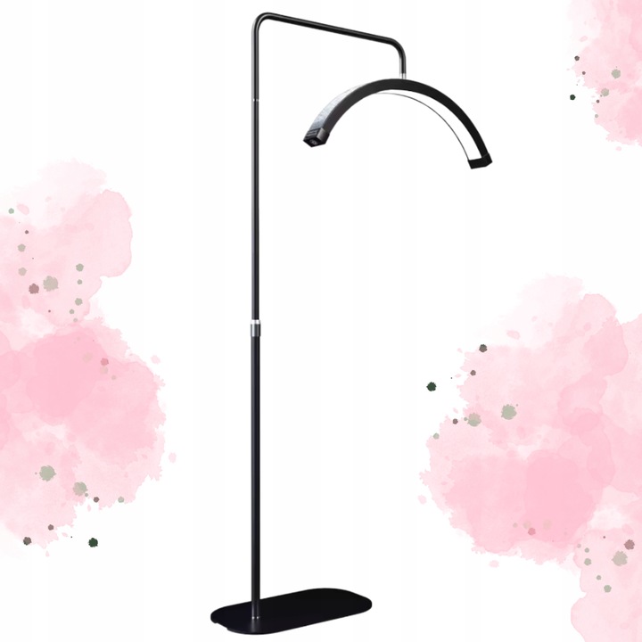 Lampa kosmetyczna led bezcieniowa stojąca podłogowa do rzęs makijażu