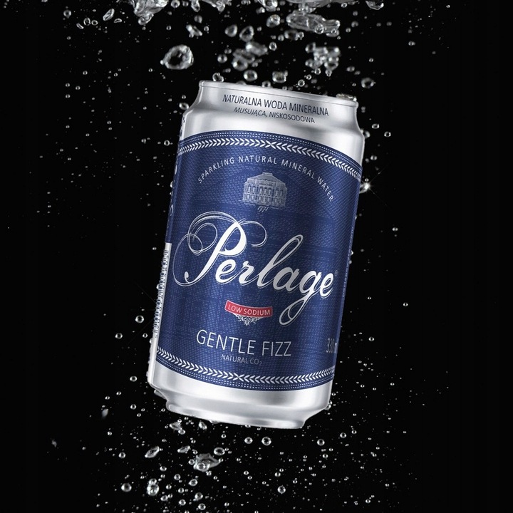 Woda Mineralna niskosodowa Cisowianka PERLAGE 36x0.33 L puszka