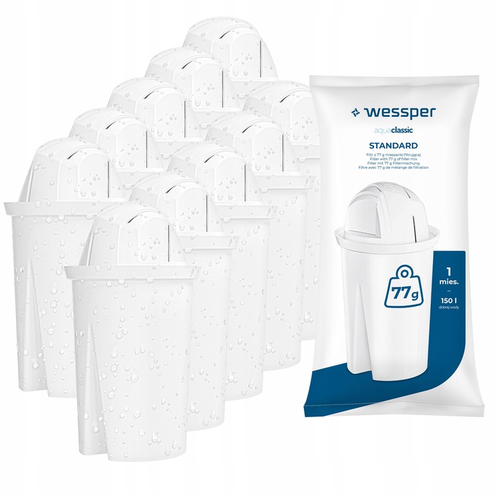 Filtr do wody Wessper aquaclassic STANDARD do dzbanek filtrujący - 10
