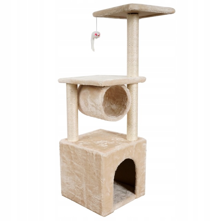 Drapak drzewko wieża dla kota duży domek budka legowisko słupek mysz walec