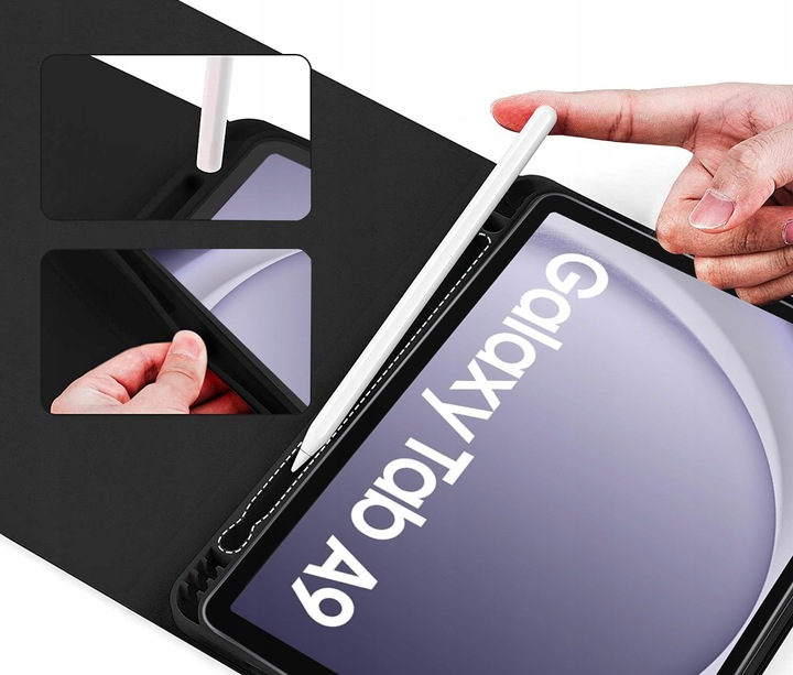 ETUI I KLAWIATURA DO SAMSUNG GALAXY TAB A9 8.7" 2023 SM-X110 SM-X115 CZARNY