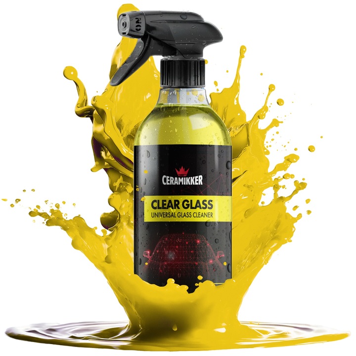 Płyn do Mycia Szyb Samochodowych Lusterek BEZ SMUG Clear Glass Cleaner