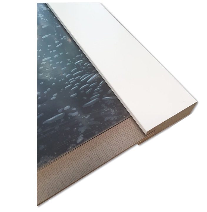 DUŻE Lustro w ramie STOJĄCE 170x50 BIAŁE