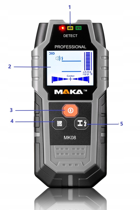 WYKRYWACZ PRZEWODÓW KABLI DETEKTOR METALI RUR W ŚCIANIE DREWNA METALU