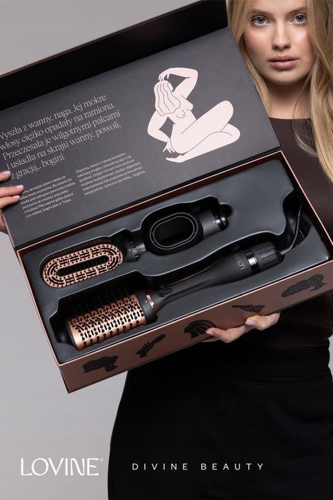 Szczotko suszarka do włosów prostownica lokówka LOVINE LOVHD5000 1200W